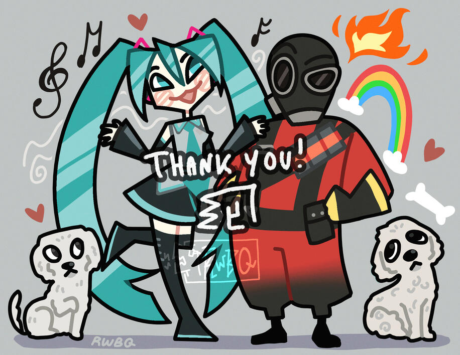 Stylized commission work