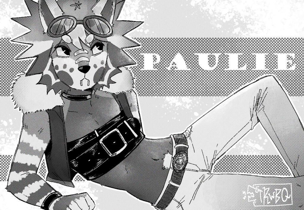 Manga style art of Paulie