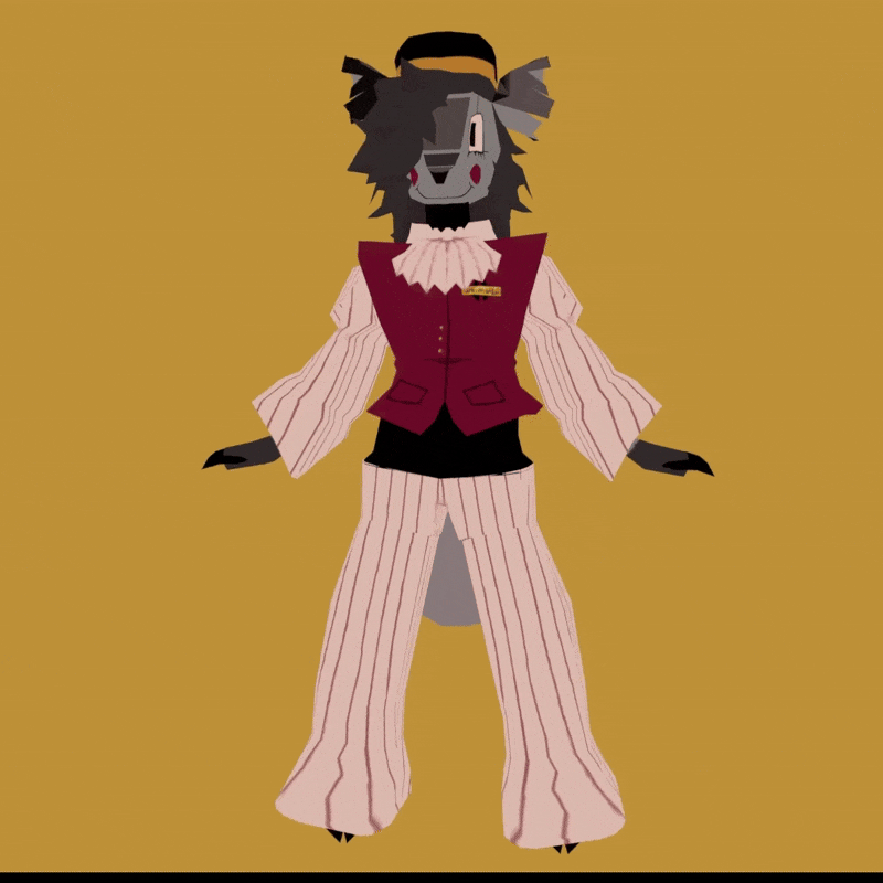 Experimental Character Model - My first low poly model!